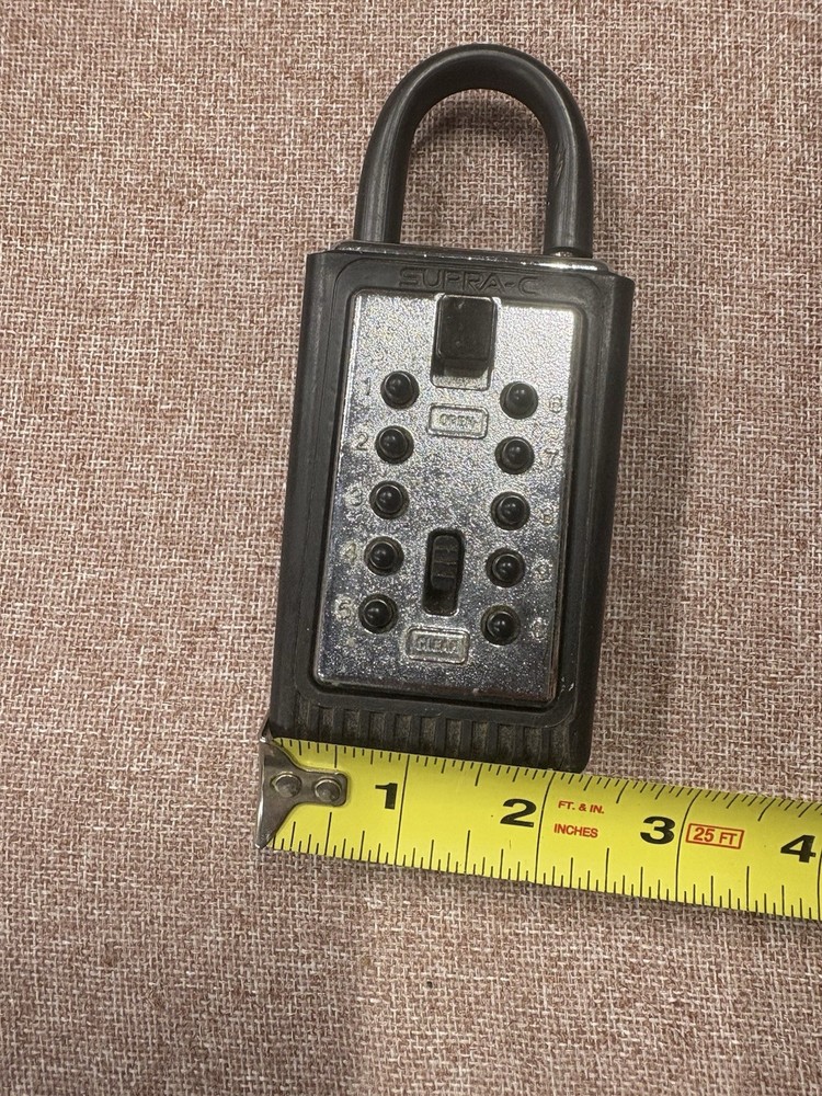 Supra-c Hanging Key Lock Box Door Knob Key Safe Push Button