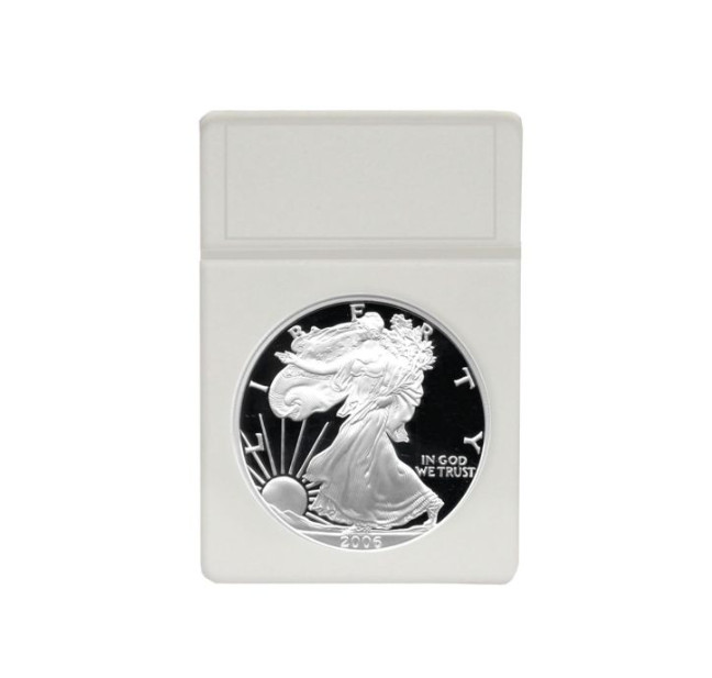 BCW (Brand New) 25 Count - Silver Eagle Display Slab Insert - White Foam Insert