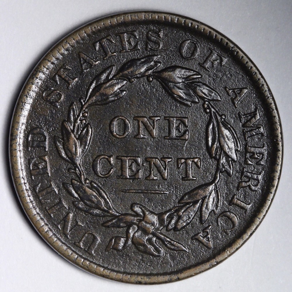 1837 Coronet Head Large Cent CHOICE XF E128 WMC