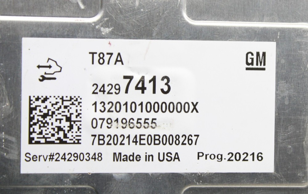 2020-2023 CHEVROLET TRAVERSE 3.6L TRANSMISSION CONTROL COMPUTER MODULE UNIT OEM