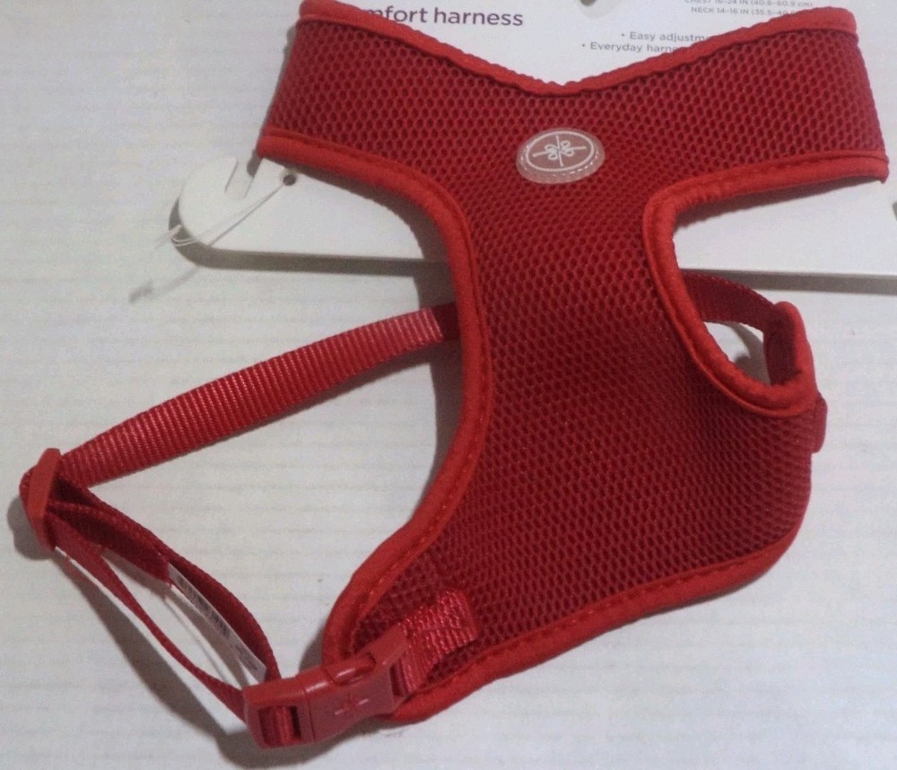 Good2Go Adjustable Red  Dog Harness, Large