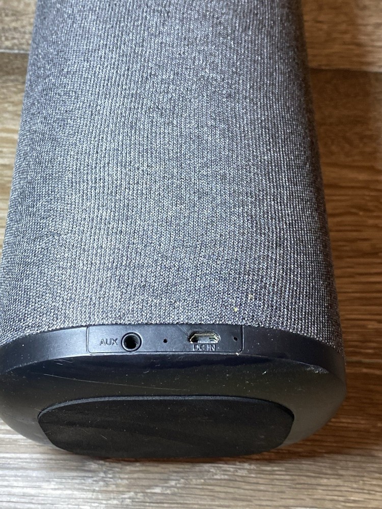 Sharper Image SWF1002 Speaker Alexa Enabled Bluetooth Smart Speaker Light Gray