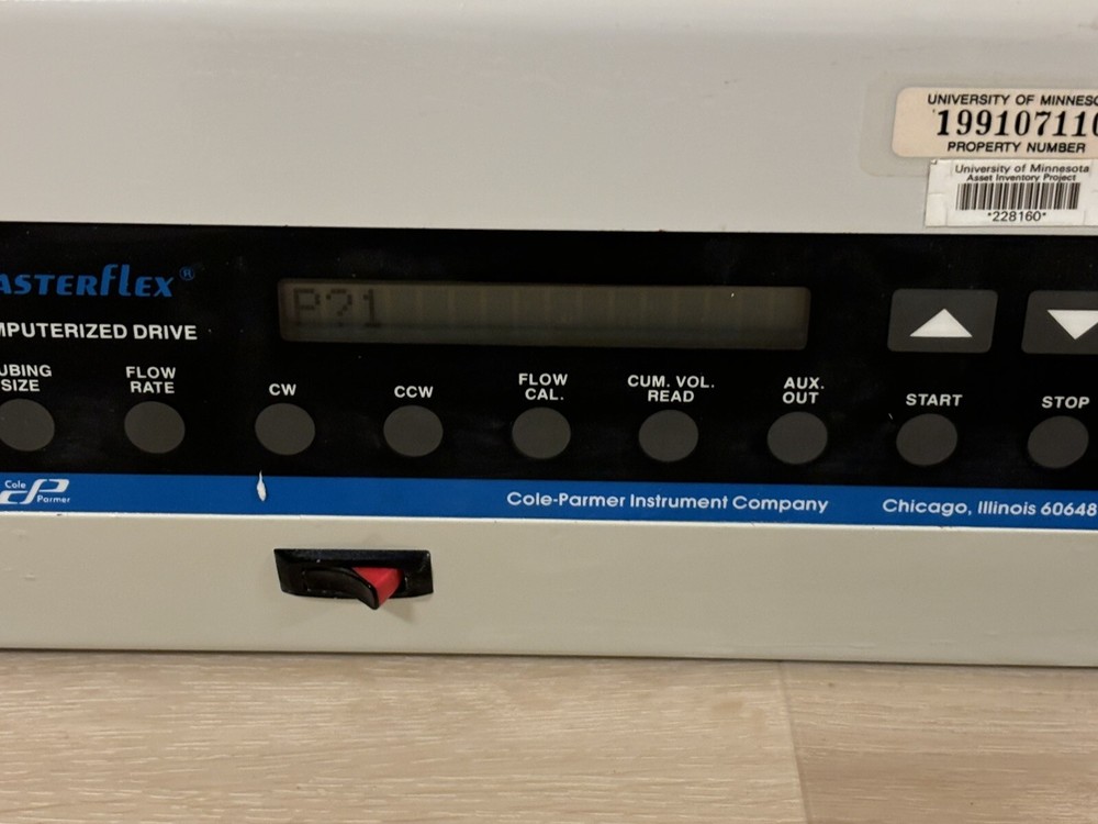 Cole Parmer Masterflex 7550-90 Computerized Drive Pump with Head