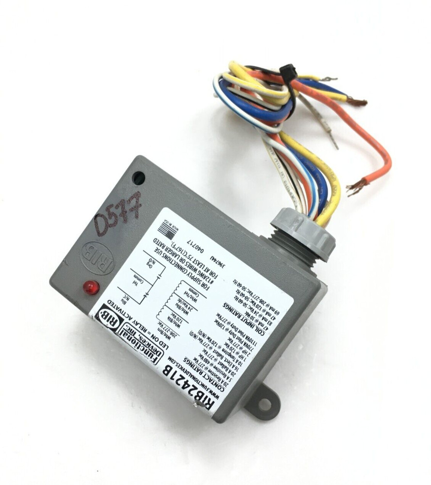 RIB Functional Devices RIB2421B 20A Resistive/277 Vac  #D577