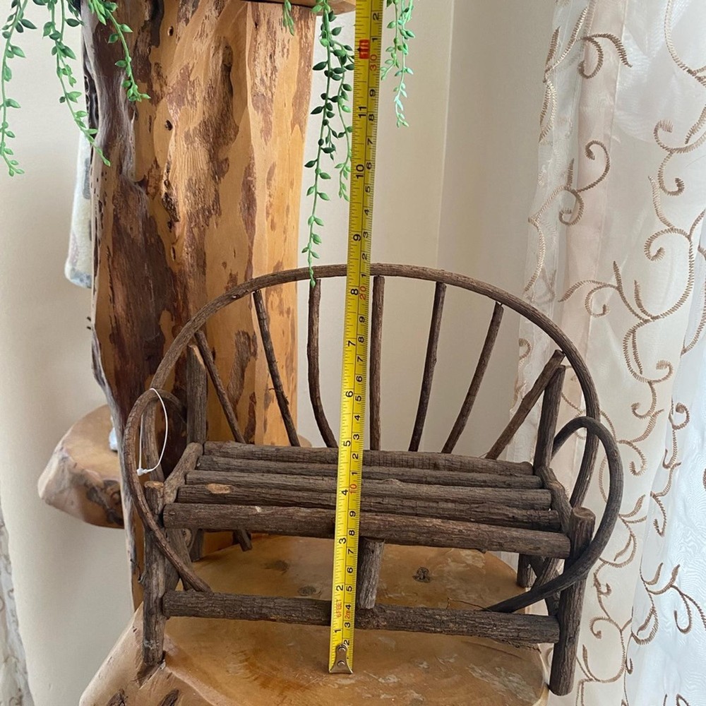 Antique Rustic Wooden Bench