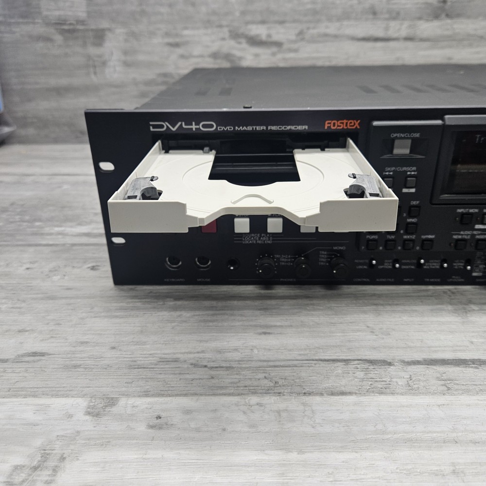 Fostex DV40 DVD-RAM Multitrack Recorder Pro Level Master Recorder