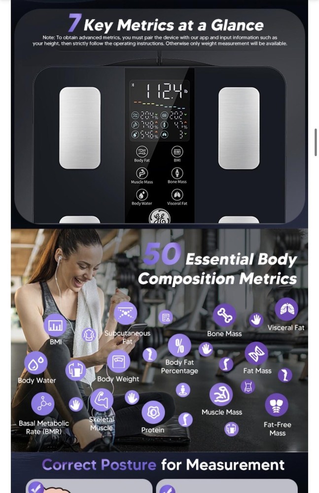 GE Smart Scale for Body Weight