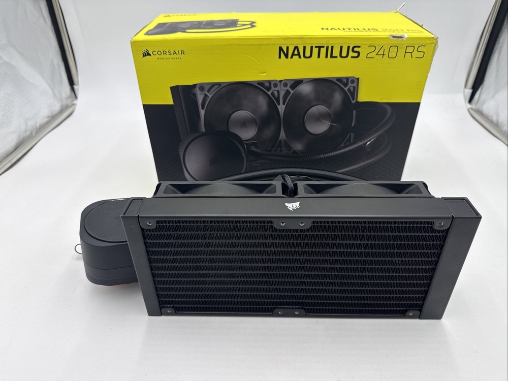 UNTESTED CORSAIR Nautilus 240 RS ARGB Liquid CPU Cooler Black ‎