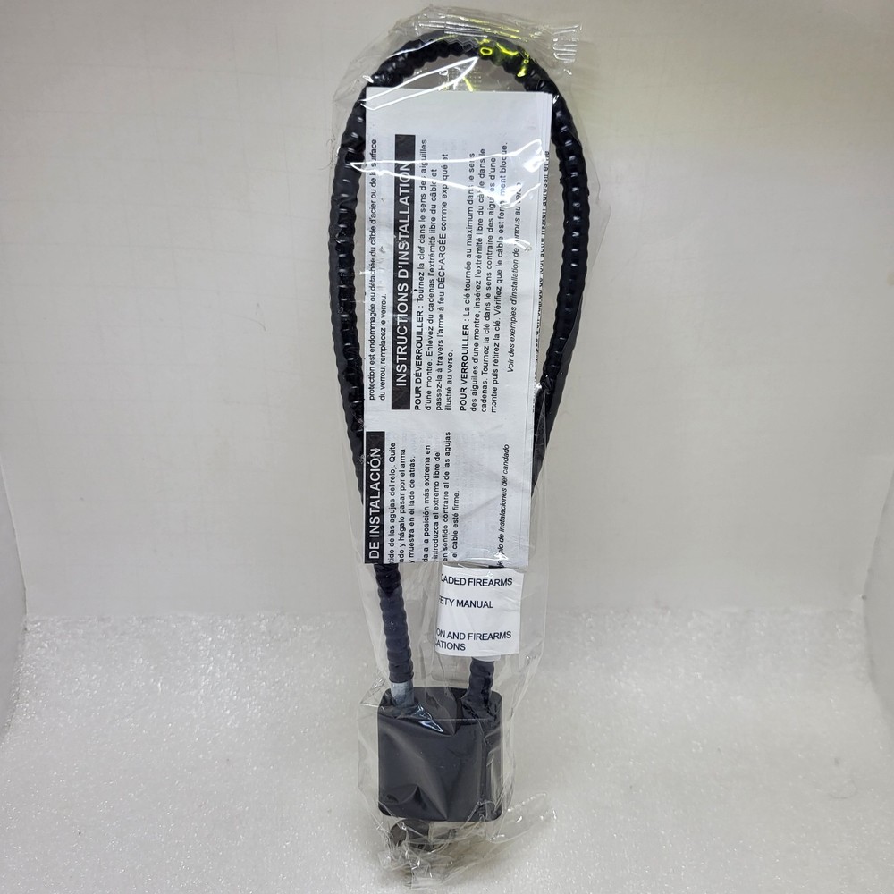 15” Cable LOCK Black Security Keyed 2 Keys