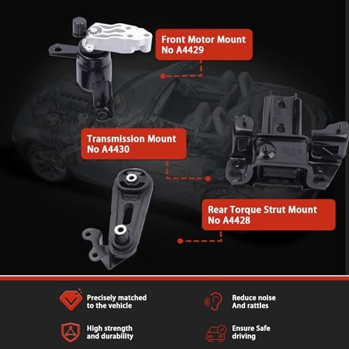 Front Right Engine Motor Mount Compatible with 2011 2012 2011-2014 Mazda 2 1.5L