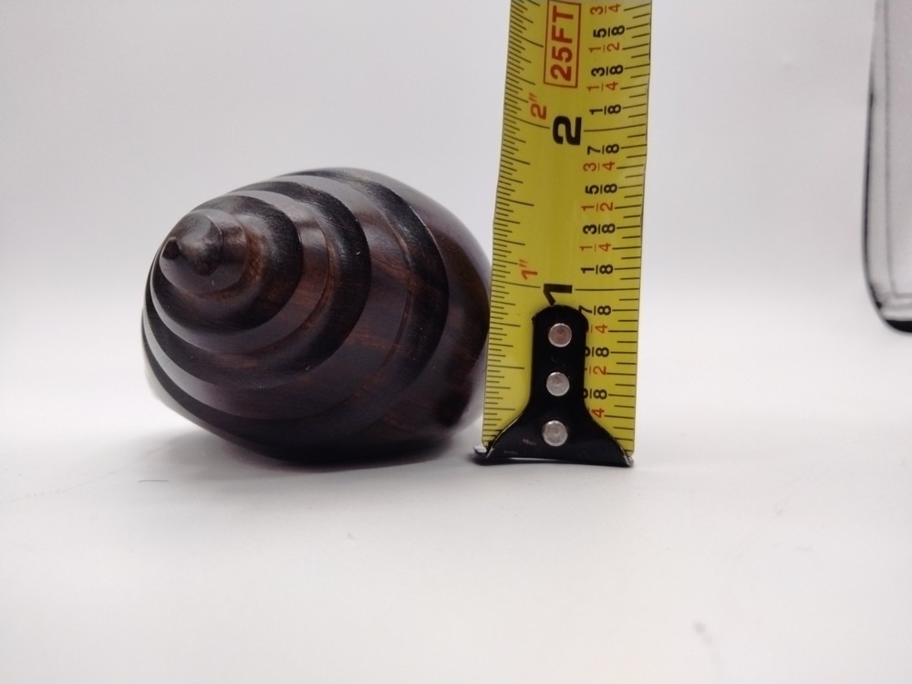 Vintage Ironwood Carved Conch Shell