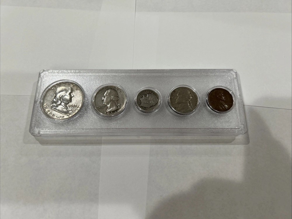 1953 SET -90 % SILVER.