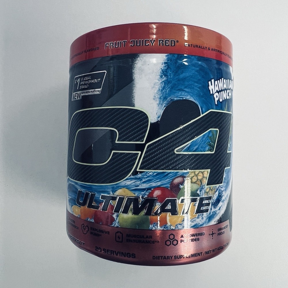 C4 Ultimate Pre Workout. Hawaiian Punch.