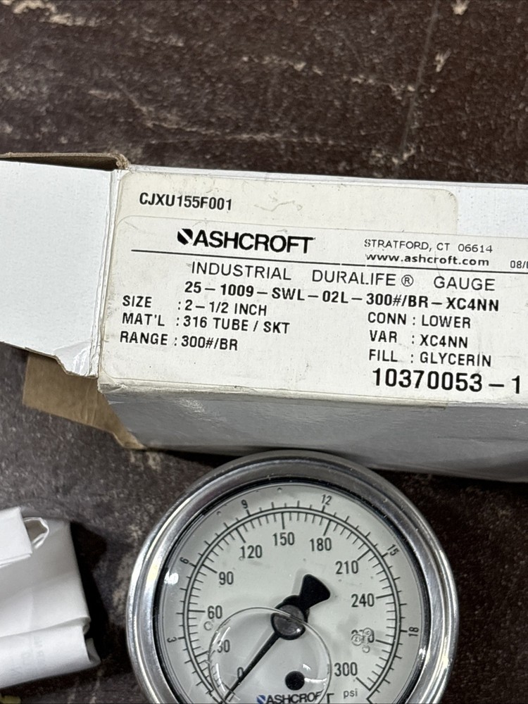 Ashcroft E290270 Pressure Gauge