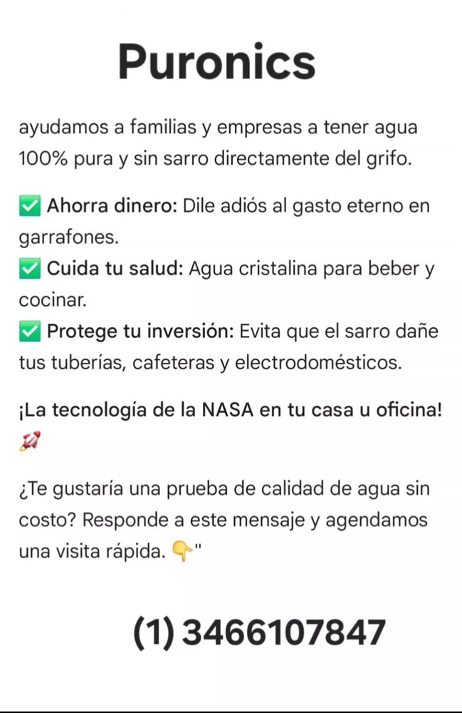 PURONICS solamente EEUU