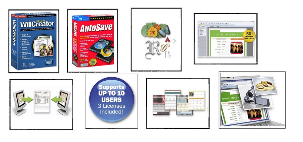 Avanquest My Database Home & Business Software Windows, XP, VIsta, 7, 8 or 10