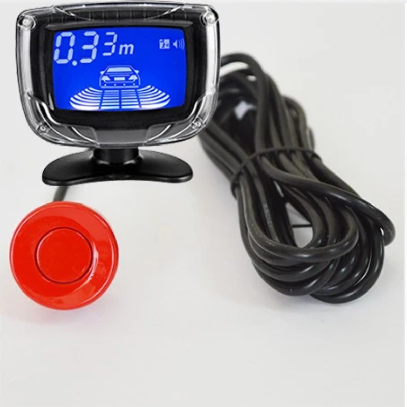 Car Parking Sensor Dual CPU LCD Display with Switch 12V Auto Backup Sensor