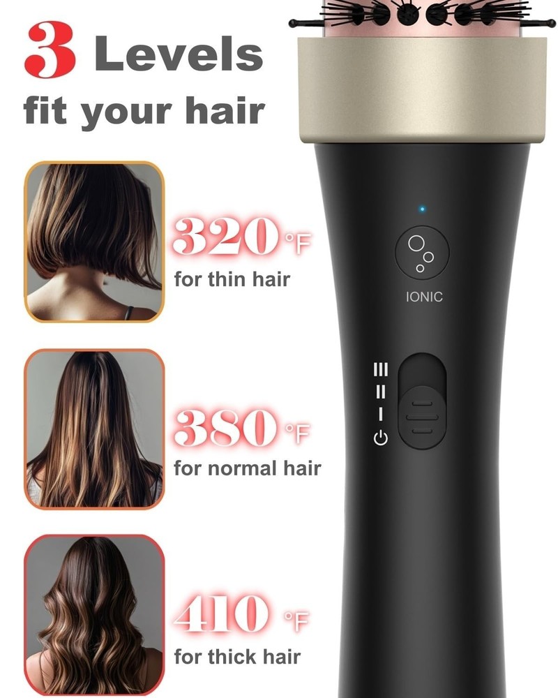 DISSTAR Heated Round Brush Ionic 360 Surround Technology
