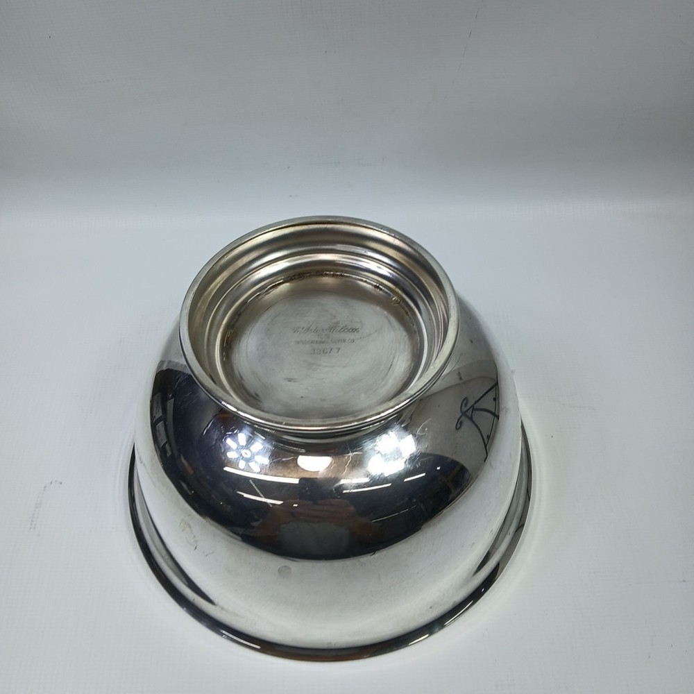 Webster Wilcox International Silver Co. 7-inch Footed Bowl 33677