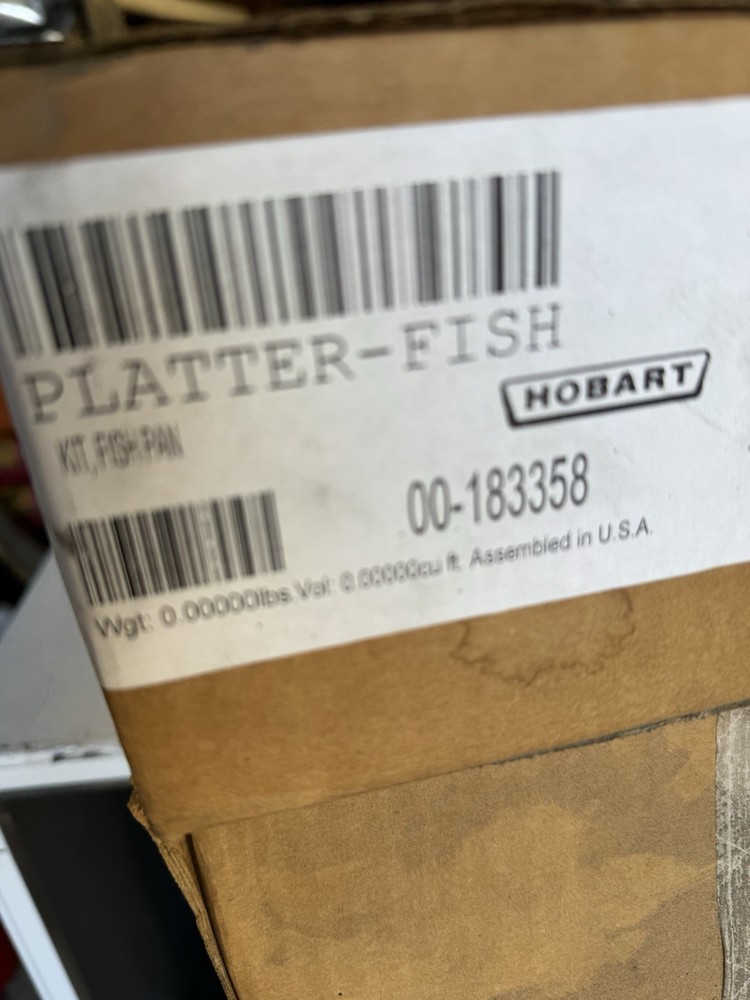 HOBART 00-183358, KIT, FISH PAN