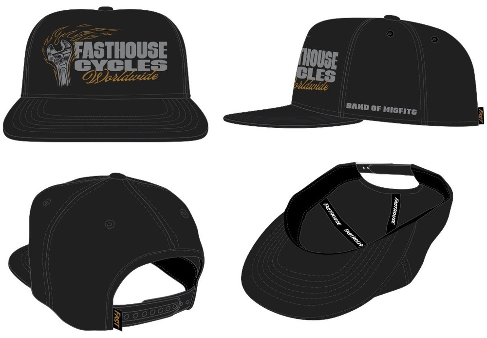 FastHouse 3210050400 - Spanner Snapback Hat Olive