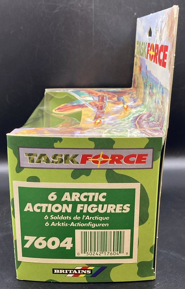 Vintage Britains Task Force 7604 ~ 6 ARCTIC Action Figures ~ NEW