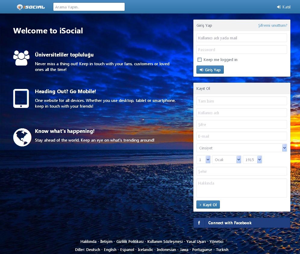 Online Social Network Website + Free Hosting