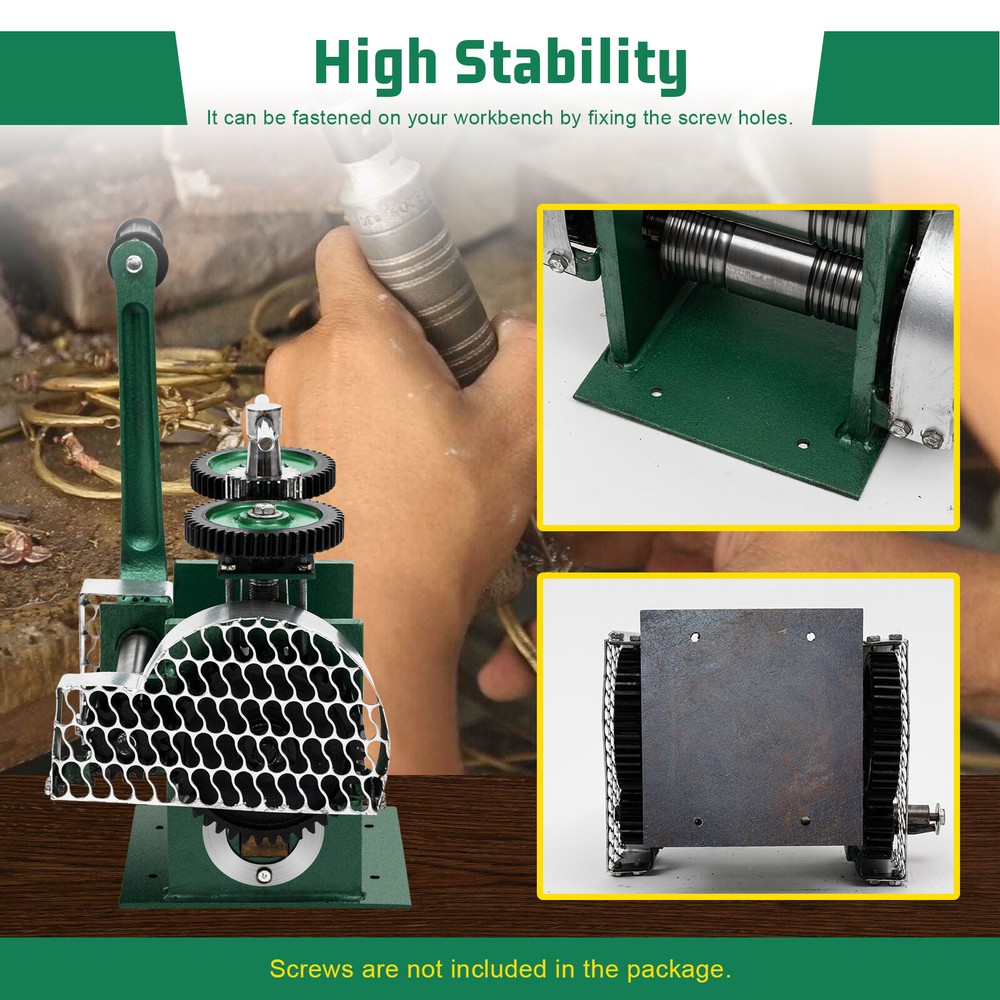 Rolling Mill Combination Rolling Mill Machine with Manual Jewelry Wire Flat