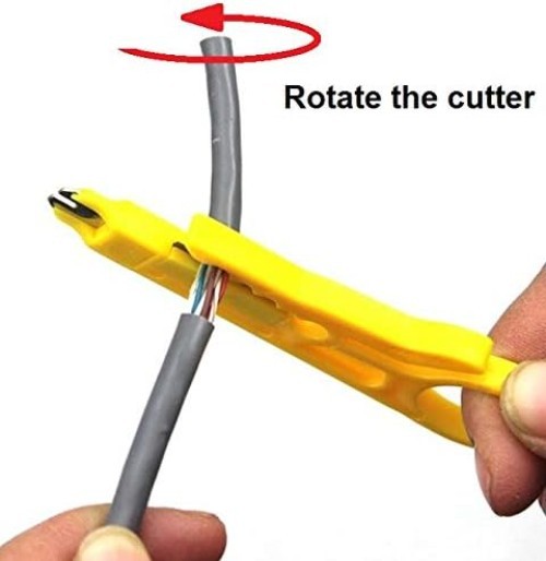 Network Cable Tester + RJ45/RJ11/RJ12 Crimper Tool Kit