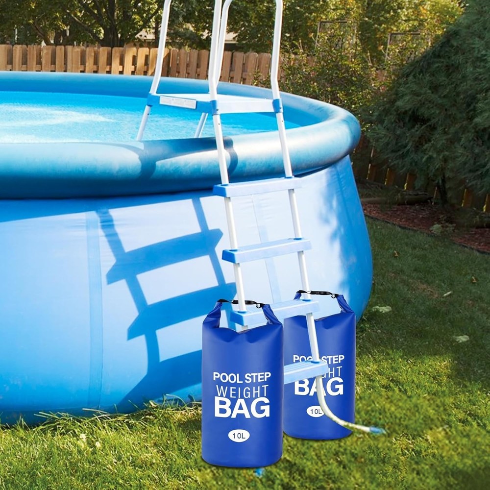 Pool Step Weights Pool Ladder Weights for Above Ground Pools 2 Pack 10L