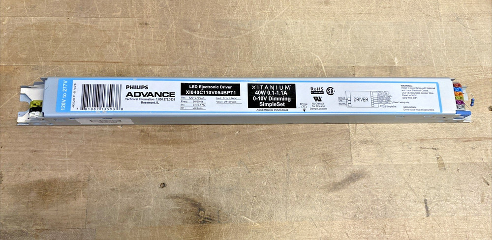 Philips X1040C110V054BPT1 LED Driver