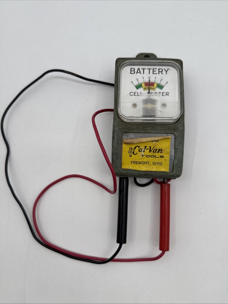 DC battery testers cal van model 545