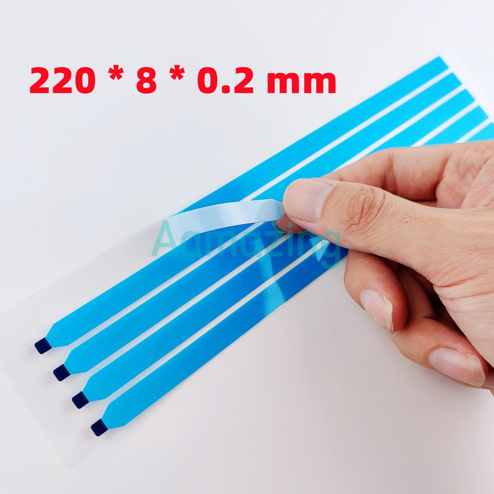 Set of 5 Pull tabs Stretch Release Adhesive Strips for 17" LCD Screen with Tabs