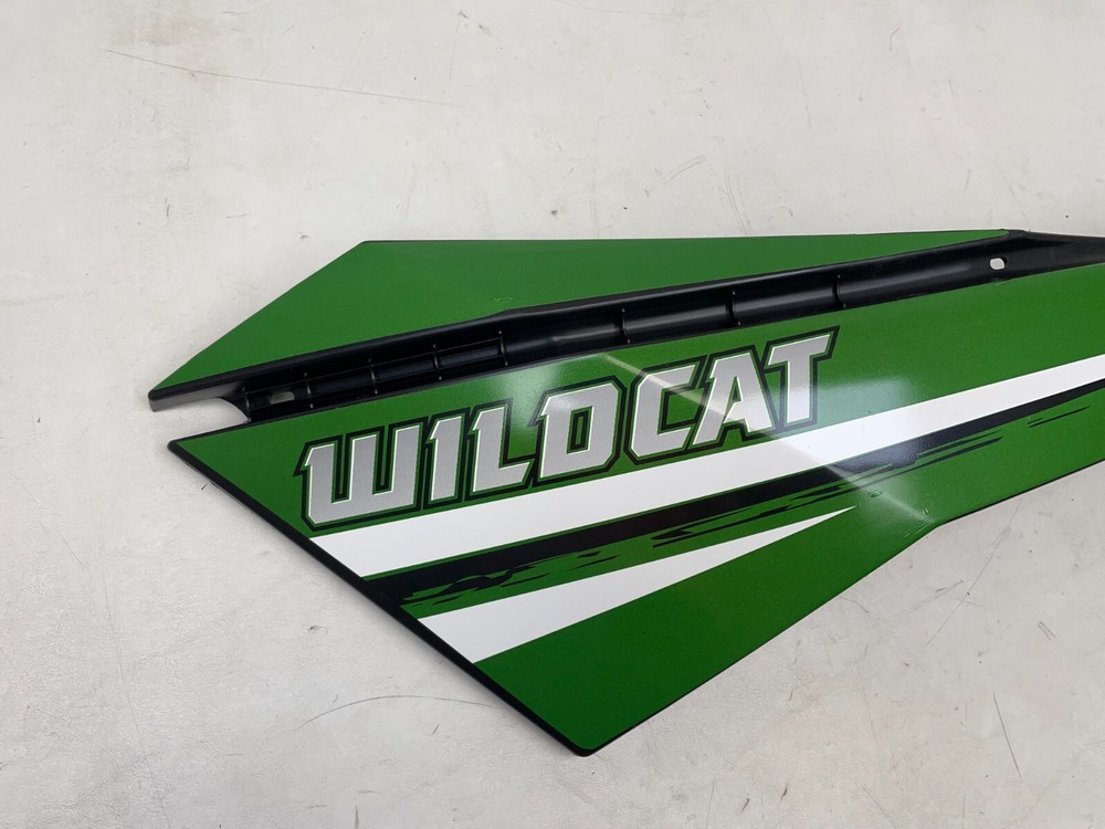 ARCTIC CAT 5506-080 RIGHT DOOR PANEL WITH DECAL BLACK / GREEN / WHITE UTV