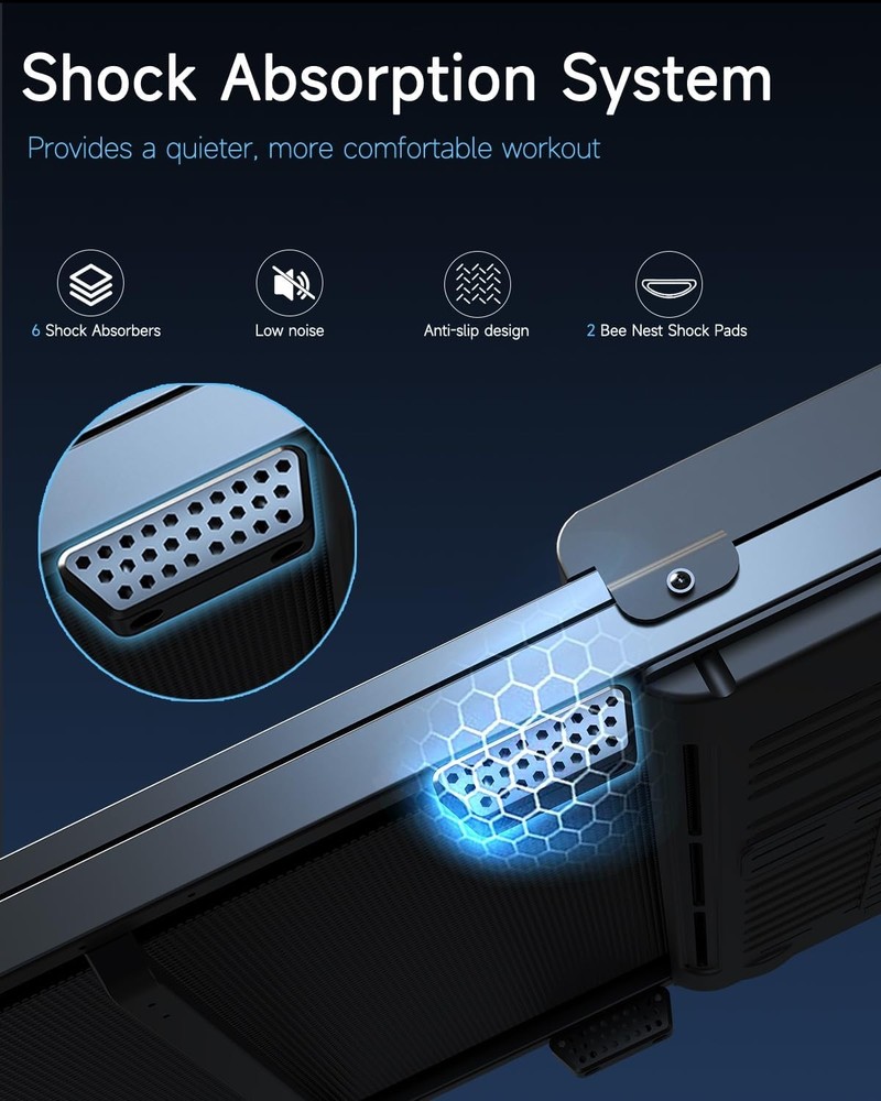 Under Desk Walking Pad Treadmill Portable Mini Running Machine Remote Control