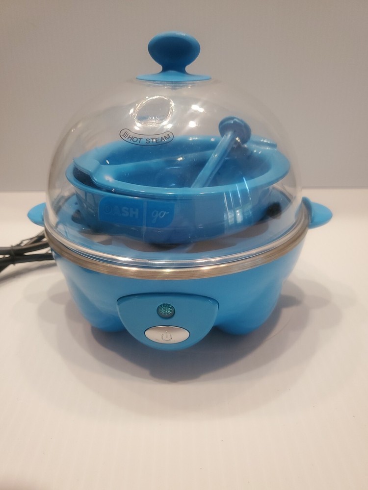 Dash Go Quick Easy Hard Boiled Egg Cooker Turquoise Never Used.