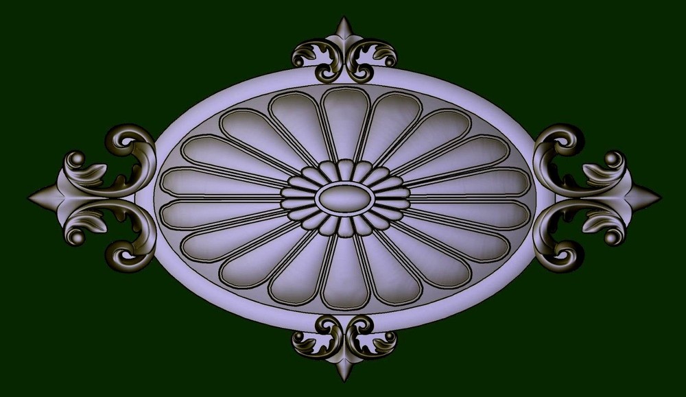 STL Relief Model for CNC Machine  (DC 037B)