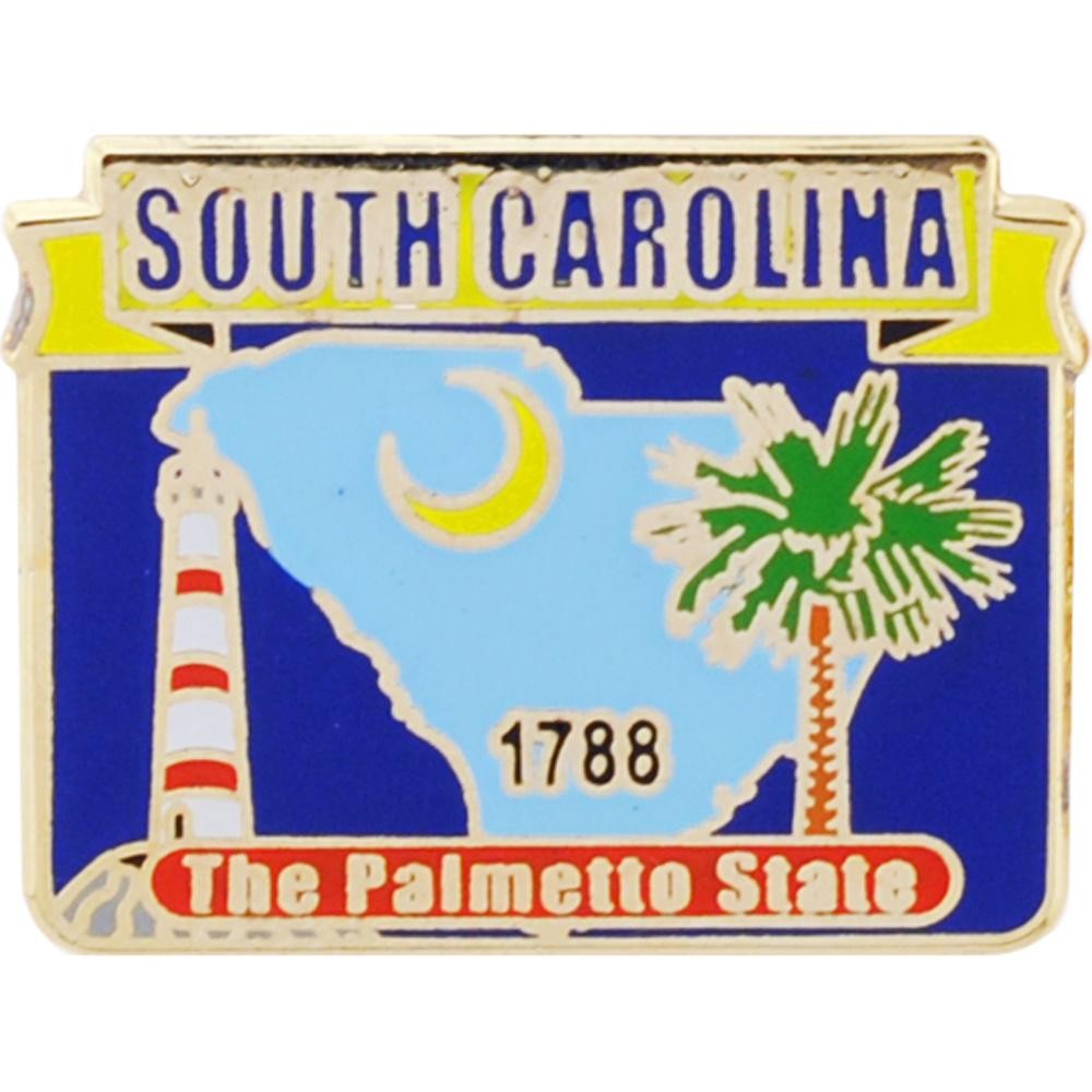 South Carolina Map Pin 1"