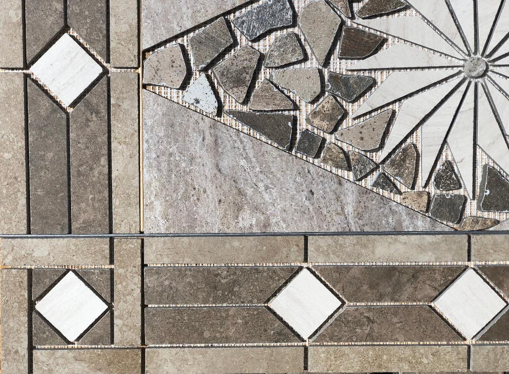 32" x 20 3/4" Tile Medallion - Daltile Affinity & Articulo tile series