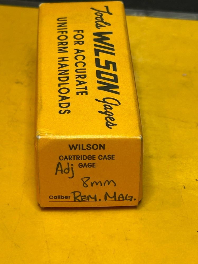 L.E. Wilson 8 MM REM MAG Adjustable Case Gage