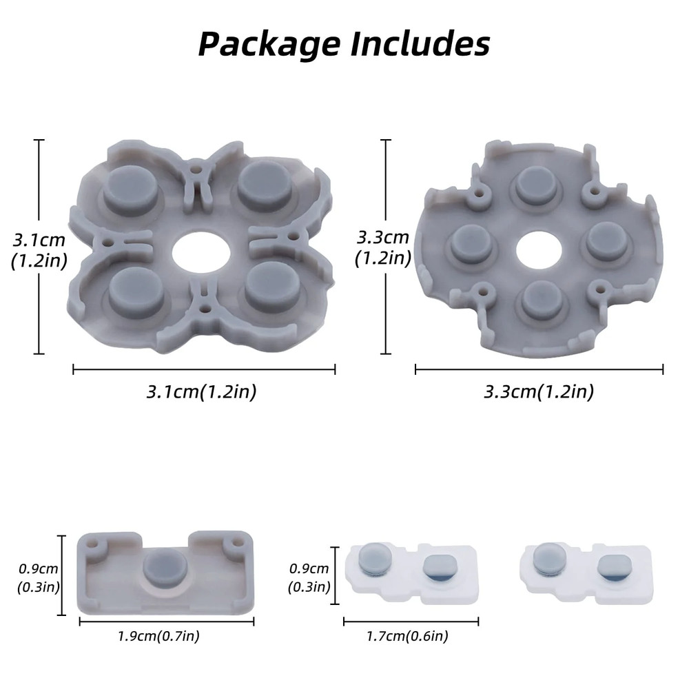 Replacement Conductive Rubber Silicone Pads Button BDM-010 for Playstation 5 PS5