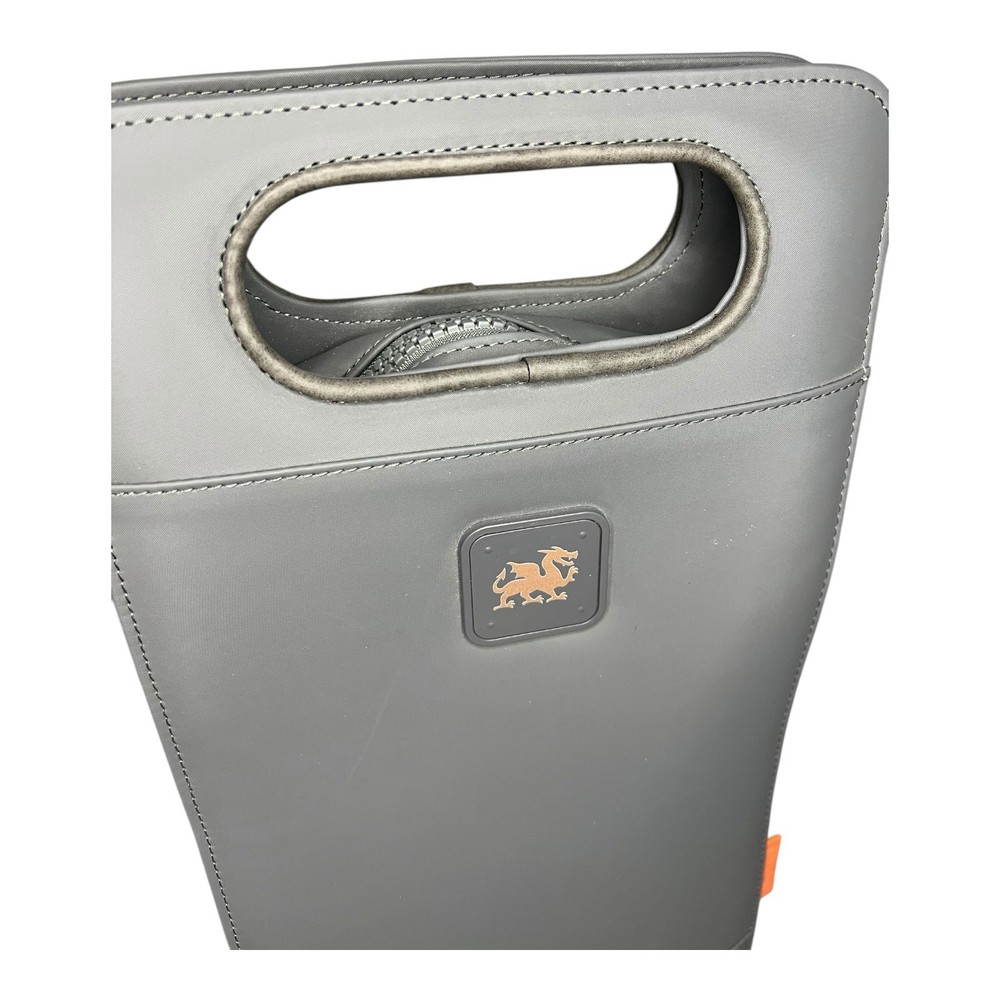 Stitch Golf 2-Bottle Wine Tote Grey