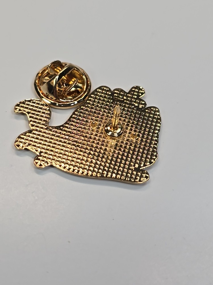 Fox Jumping Lapel Pin