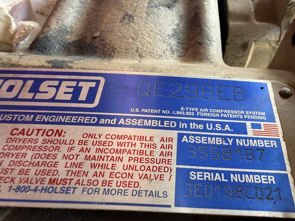 Holset/Cummins Air Compressor QE296EB,3559061