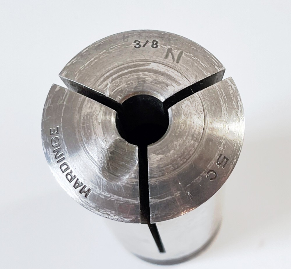3/8" HARDINGE 5C Round Collet External & Internal Threads USA .375"