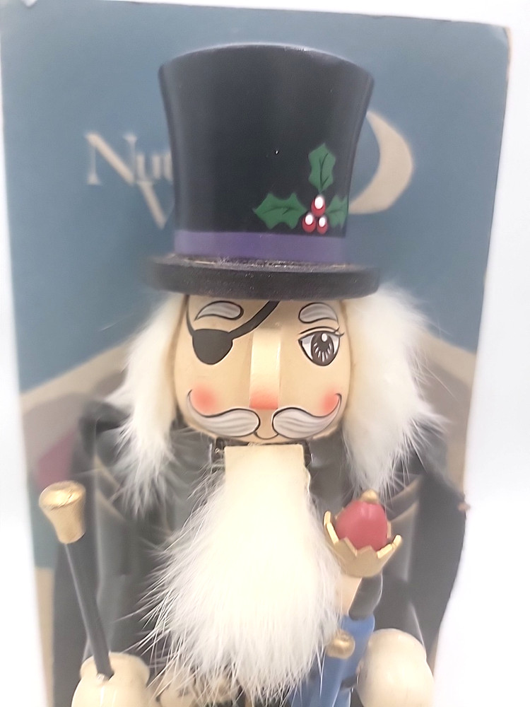 1998 Nutcracker Village Herr Drosselmeyer Nutcracker with Box