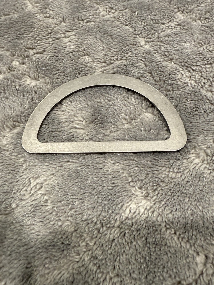 D-Ring Stainless Steel - Flattened Ends
