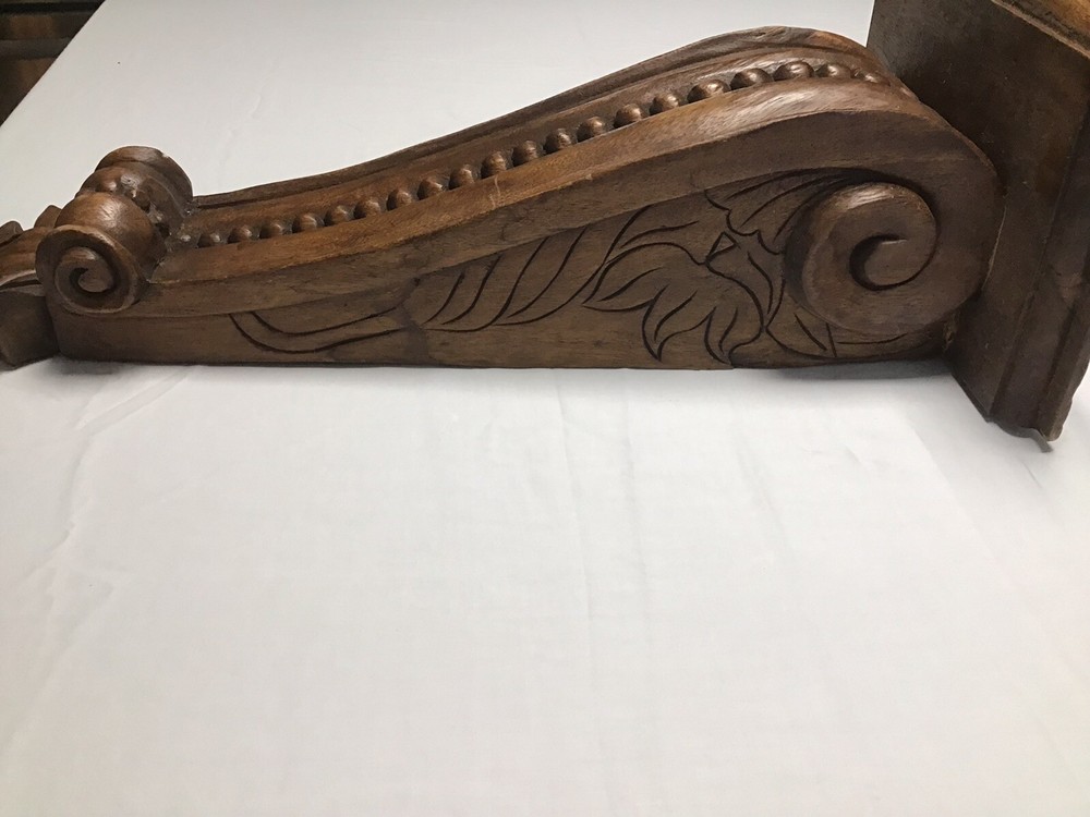 Large Antique Wood Corbel
