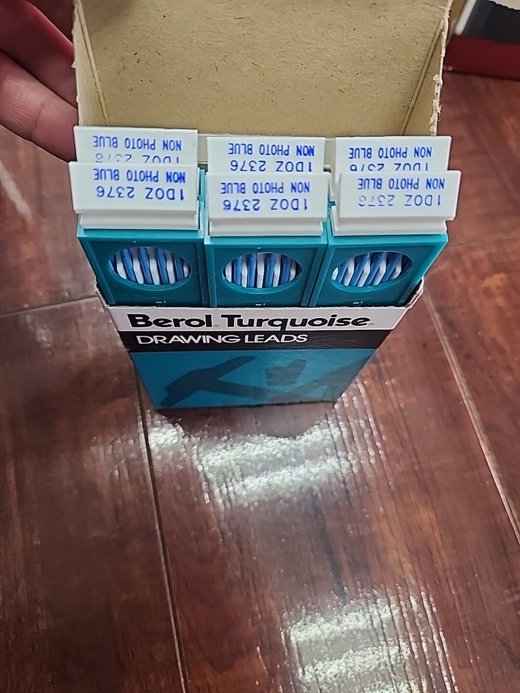 Bundlef Berol Turquoise Eagle Vintage Drawing Leads USA