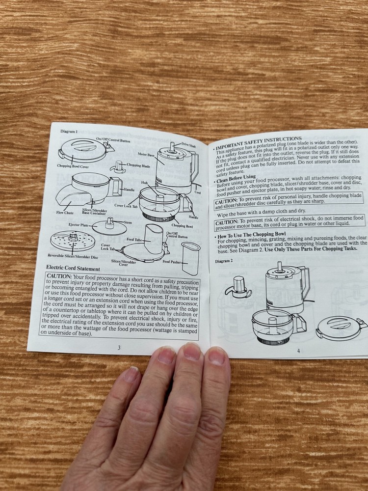 West Bend 41021 Food Processor Replacement Instructions & Recipes